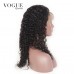 Deep Curly 360 Lace Front Wig for Black Woman 150 Density Virgin Brazilian Human Hair Lace Frontal Wig Pre Plucked Natural Hair line with Baby Hair